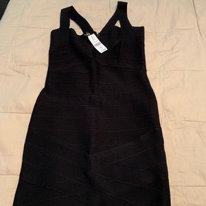 Lf black bodycon dress